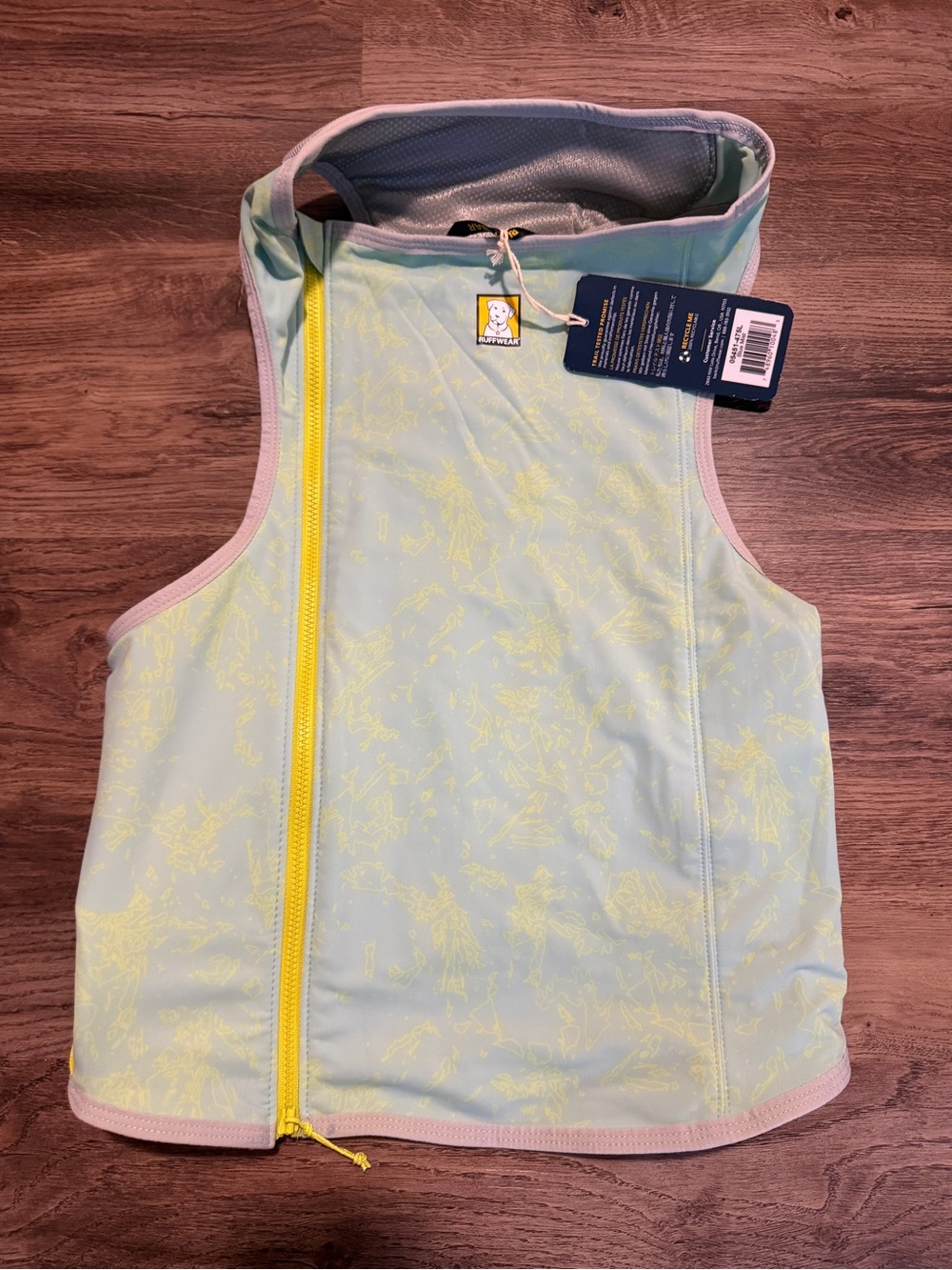 Ruffwear Swamp Cooler Zip Dog Vest, Blue Mist, Large